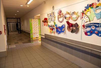 Nová budova - chodba