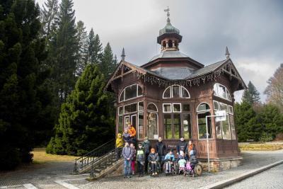 Z Karlovy Studánky na Praděd
