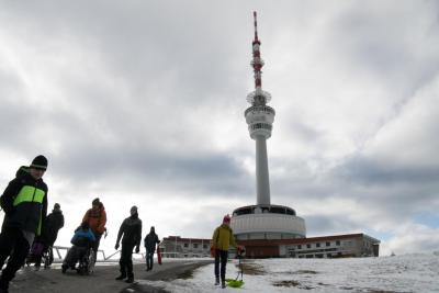 Z Karlovy Studánky na Praděd