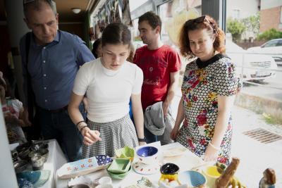 Vernisáž výstavy učebních oborů v Ta Kavárně