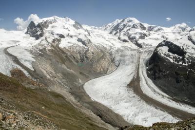 Vlakem na Klein Matterhorn
