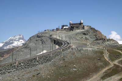 Vlakem na Klein Matterhorn