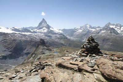 Vlakem na Klein Matterhorn