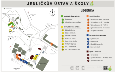 Plánek areálu v 2.1